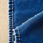Throw Pillows Made with Striped Denim Fabric