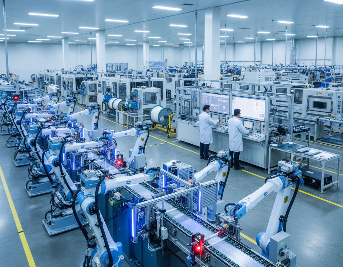 Automated Packaging for a Fiber Ribbon Line