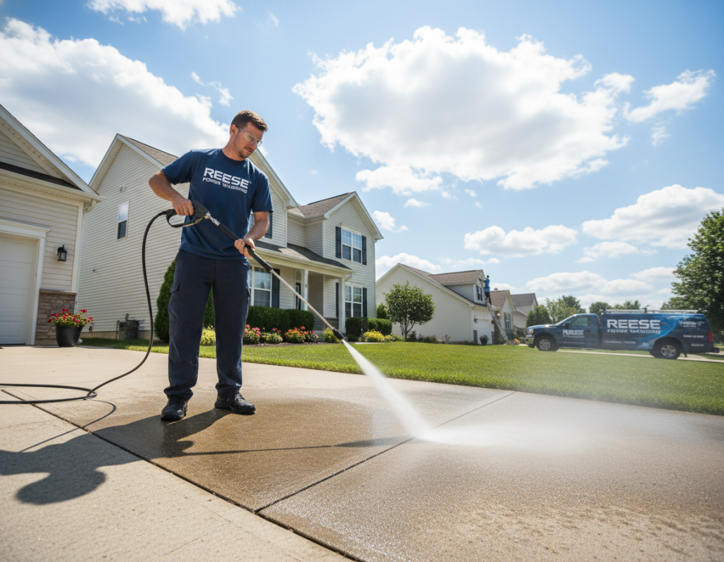 Pressure Washing Around Outdoor Speakers Westerville