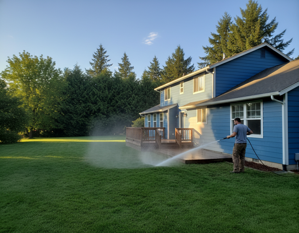 Parking Lot Pressure Washing Near Medford OR
