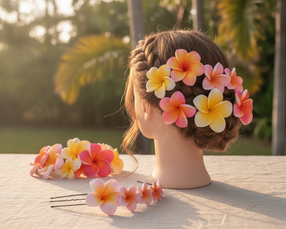 Quality Control Standards at a Leading Gradient Plumeria Flower Hair Manufacturer